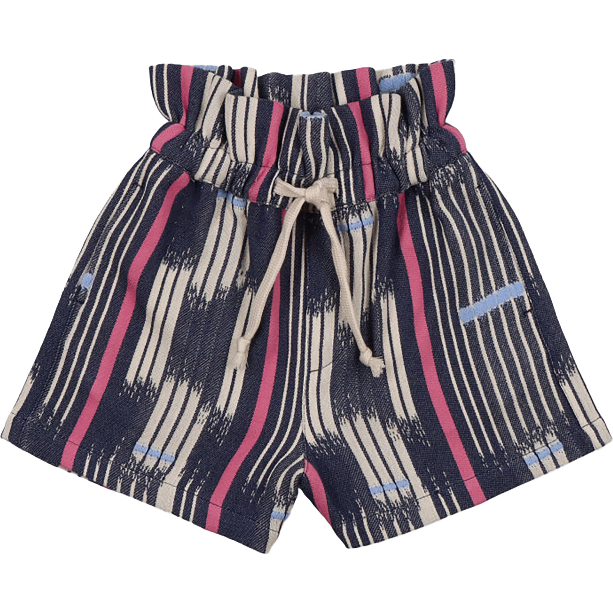 Echo Jacquard-On-Embroidery Print Short, Navy - Shorts - 1