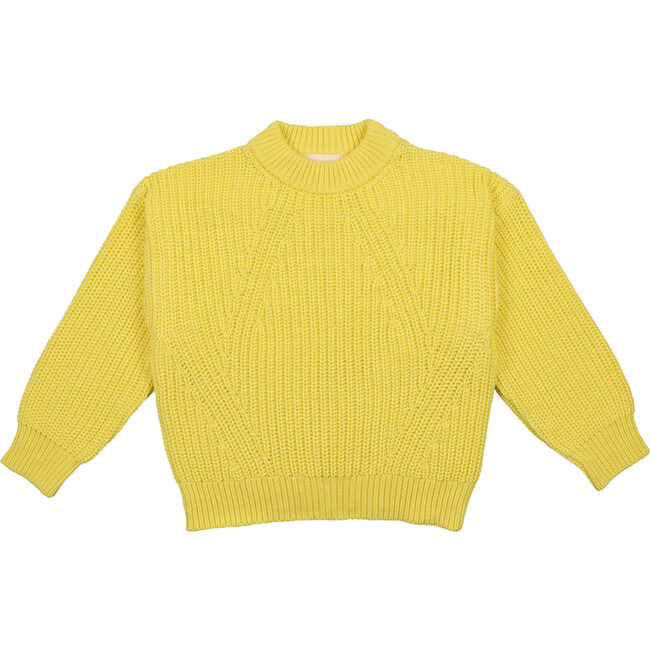 Russel Rib Knit Relaxed Fit Jumper, Blonde