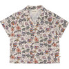 Belmont Print Short Sleeve Shirt, Multicolors - Shirts - 1 - thumbnail