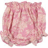 Baby Santa Clarita Floral Print Ruffle Bloomer, Lavander - Bloomers - 1 - thumbnail