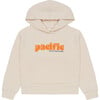 Newbury Print Kangaroo Pocket Hoodie, Desert Sand - Sweatshirts - 1 - thumbnail