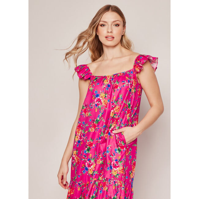 Women's Celeste Dress, Summer Blooms - Dresses - 2