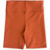 Ribbed Cycle Shorts, Persimmon - Shorts - 1 - thumbnail