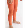 Sporty Ribbed Leggings, Persimmon - Leggings - 5