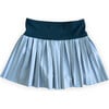 Pleated Court Skort, Ocean - Skirts - 1 - thumbnail