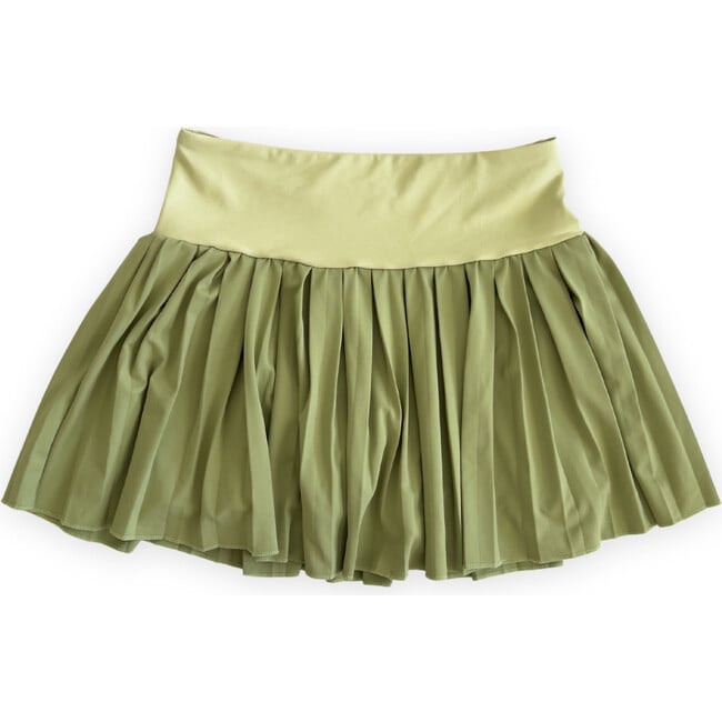 Pleated Court Skort, Lime