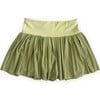 Pleated Court Skort, Lime - Skirts - 1 - thumbnail