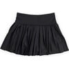 Pleated Court Skort, Black - Skirts - 1 - thumbnail