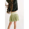 Pleated Court Skort, Lime - Skirts - 6