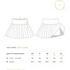 Pleated Court Skort, Rose - Skirts - 7