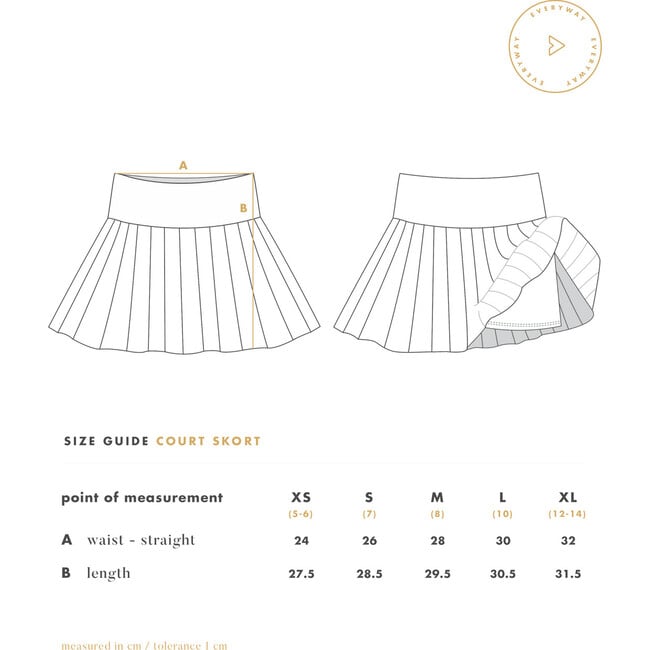 Pleated Court Skort, Ocean - Skirts - 7