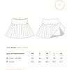 Pleated Court Skort, Ocean - Skirts - 7