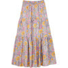 Women's Marjorie Boho Bristish Forest Print Skirt, Multicolors - Skirts - 1 - thumbnail