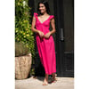 Women's Tasha Poplin Dress, Hot Pink - Dresses - 3