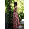 Women's Portobello Vintage Block Print Dress, Red & Pink - Dresses - 3