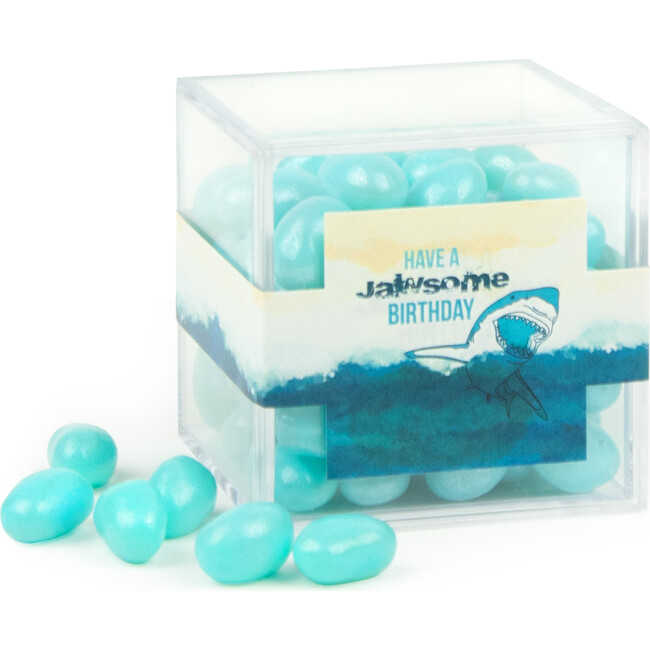 Have a Jawsome Birthday JUST CANDY® Favor Cube with Jelly Beans, Set of 12