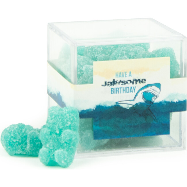 Have a Jawsome Birthday JUST CANDY® Favor Cube with Gummy Bears, Set of 12