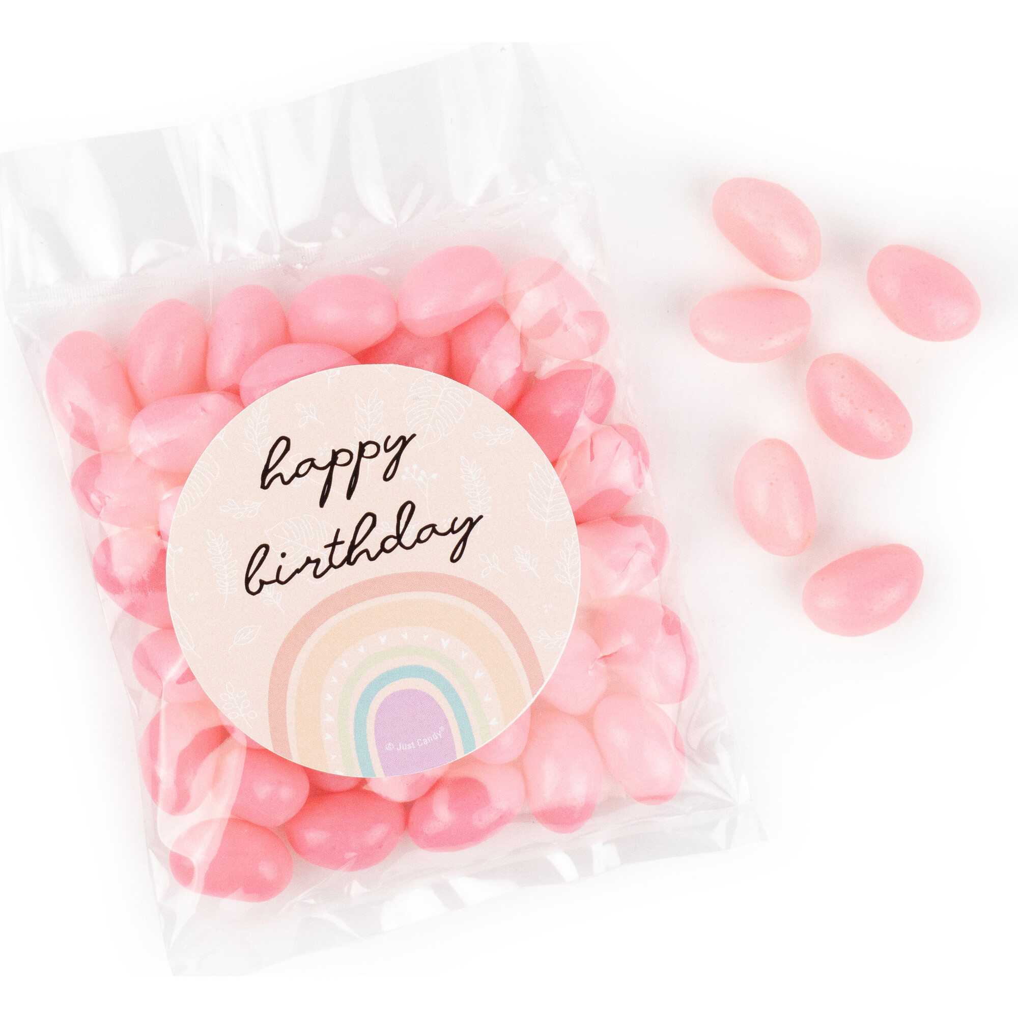 Happy Birthday Rainbow Party Favor Bag with Jelly Beans, Set of 12 - Other Accessories - 1
