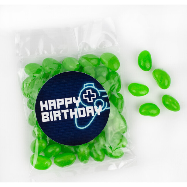 Happy Birthday Level Up Party Favor Bag with Jelly Beans, Set of 12
