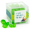 Happy Birthday Dinosaur JUST CANDY® Favor Cube with Jelly Beans, Set of 12 - Favors - 1 - thumbnail