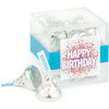 Happy Birthday Confetti JUST CANDY® Favor Cube with Hershey's Kisses, Set of 12 - Favors - 1 - thumbnail