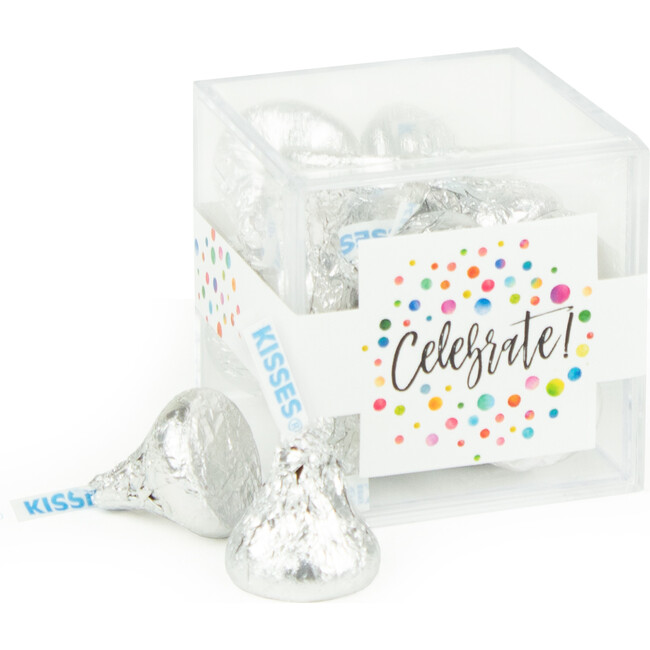 Celebrate  JUST CANDY® Favor Cube with Hershey's Kisses, Set of 12