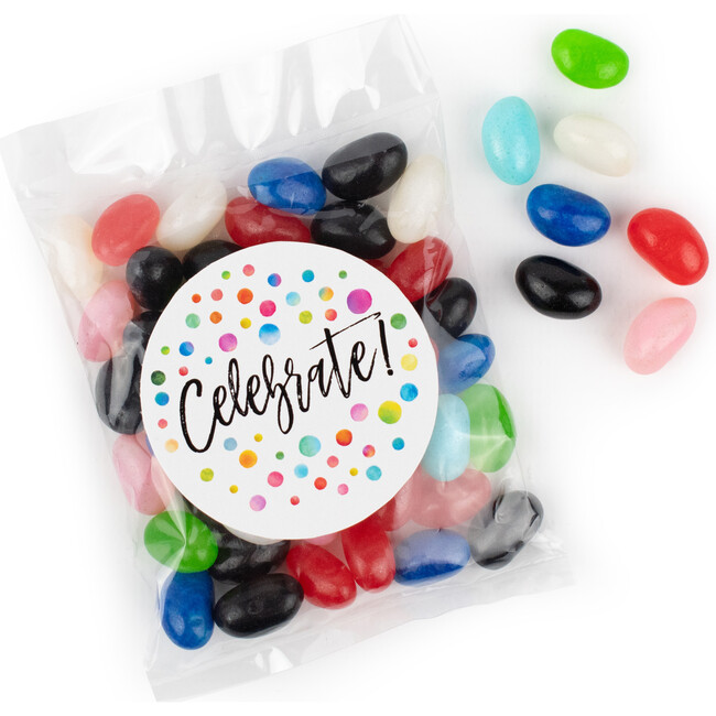 Celebrate Party Favor Bag with Jelly Beans, Set of 12