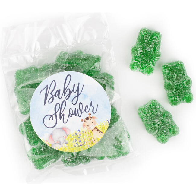 Baby Shower Party Favor Bag with Gummy Bears, Set of 12