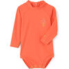 Mango One Piece Ice Cream Embroidery, Orange - One Pieces - 1 - thumbnail