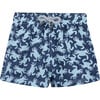 Little Crab Swimshort, Navy - Swim Trunks - 1 - thumbnail