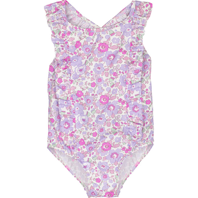 Liberty Print Betsy Swimsuit, Lilac Betsy