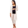 Women's Second Skin Maternity Robe, Dots - Robes - 1 - thumbnail