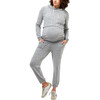 Women's Jenna Cloud Knit Jogger Pant, Grey - Sweatpants - 1 - thumbnail