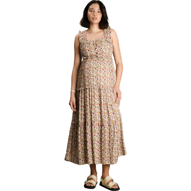 Women's Emma During & After Maxi Tank Dress, Warm Floral
