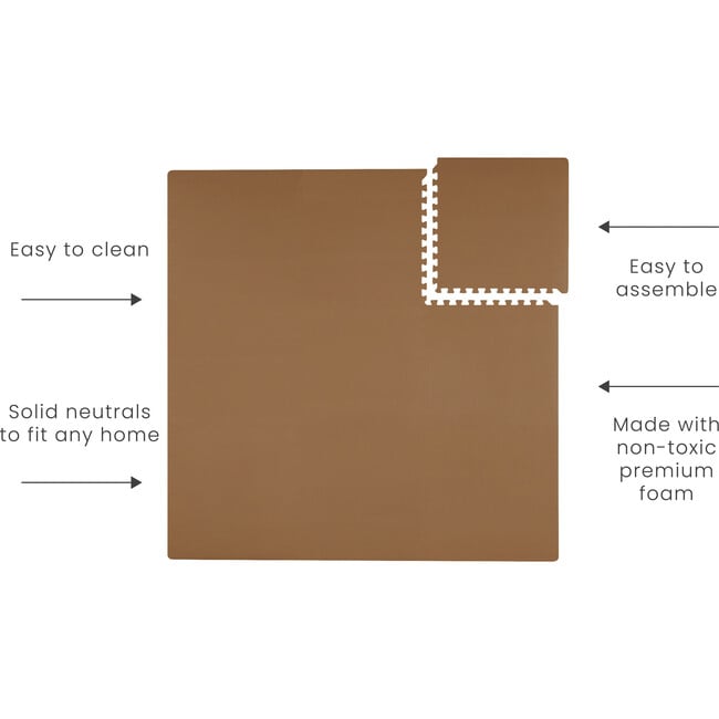 Classic Foam Playmat, Camel - Playmats - 10