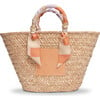 Women's Clementine Woven Seagrass Tote, Multicolors - Bags - 1 - thumbnail