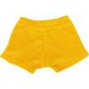 Pocket Drawstring Terry Baby Shorts, Golden - Shorts - 2