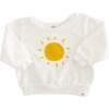 Golden Sun Brooklyn Cotton Terry Boxy, Snow - Sweatshirts - 1 - thumbnail