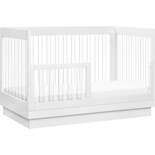 Harlow Acrylic 3-in-1 Convertible Crib with Toddler Bed Conversion Kit - Cribs - 4