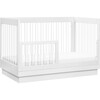 Harlow Acrylic 3-in-1 Convertible Crib with Toddler Bed Conversion Kit - Cribs - 4