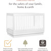 Harlow Acrylic 3-in-1 Convertible Crib with Toddler Bed Conversion Kit - Cribs - 7