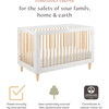 Lolly 3-in-1 Convertible Crib with Toddler Bed Conversion Kit, White - Cribs - 8