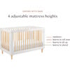 Lolly 3-in-1 Convertible Crib with Toddler Bed Conversion Kit, White - Cribs - 9