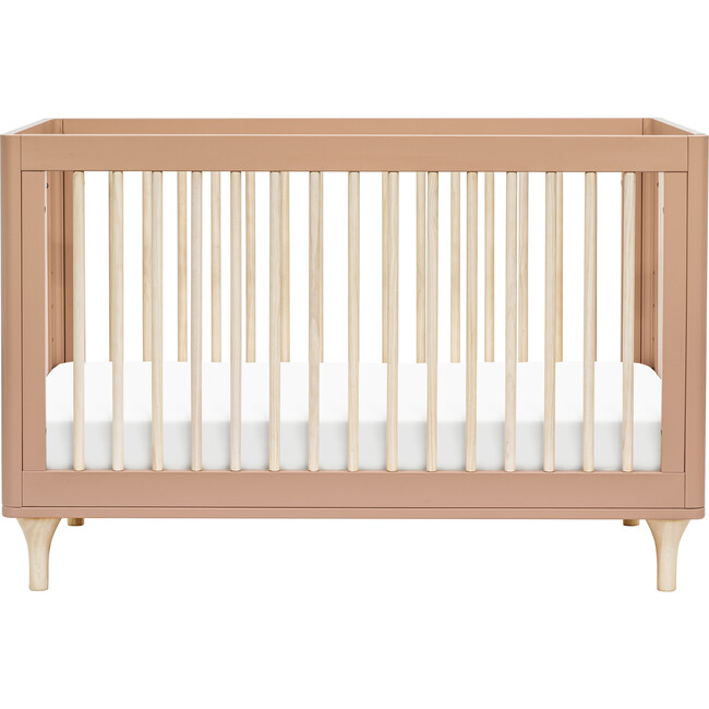 Lolly 3-in-1 Convertible Crib w/ Toddler Bed Conversion, Canyon/Washed Natural