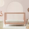 Lolly 3-in-1 Convertible Crib w/ Toddler Bed Conversion, Canyon/Washed Natural - Cribs - 2