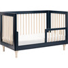 Lolly 3-in-1 Convertible Crib with Toddler Bed Conversion Kit, Navy - Cribs - 5