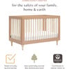 Lolly 3-in-1 Convertible Crib w/ Toddler Bed Conversion, Canyon/Washed Natural - Cribs - 7