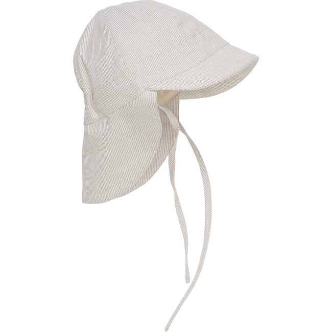 Striped Summer Hat, Silver Sage