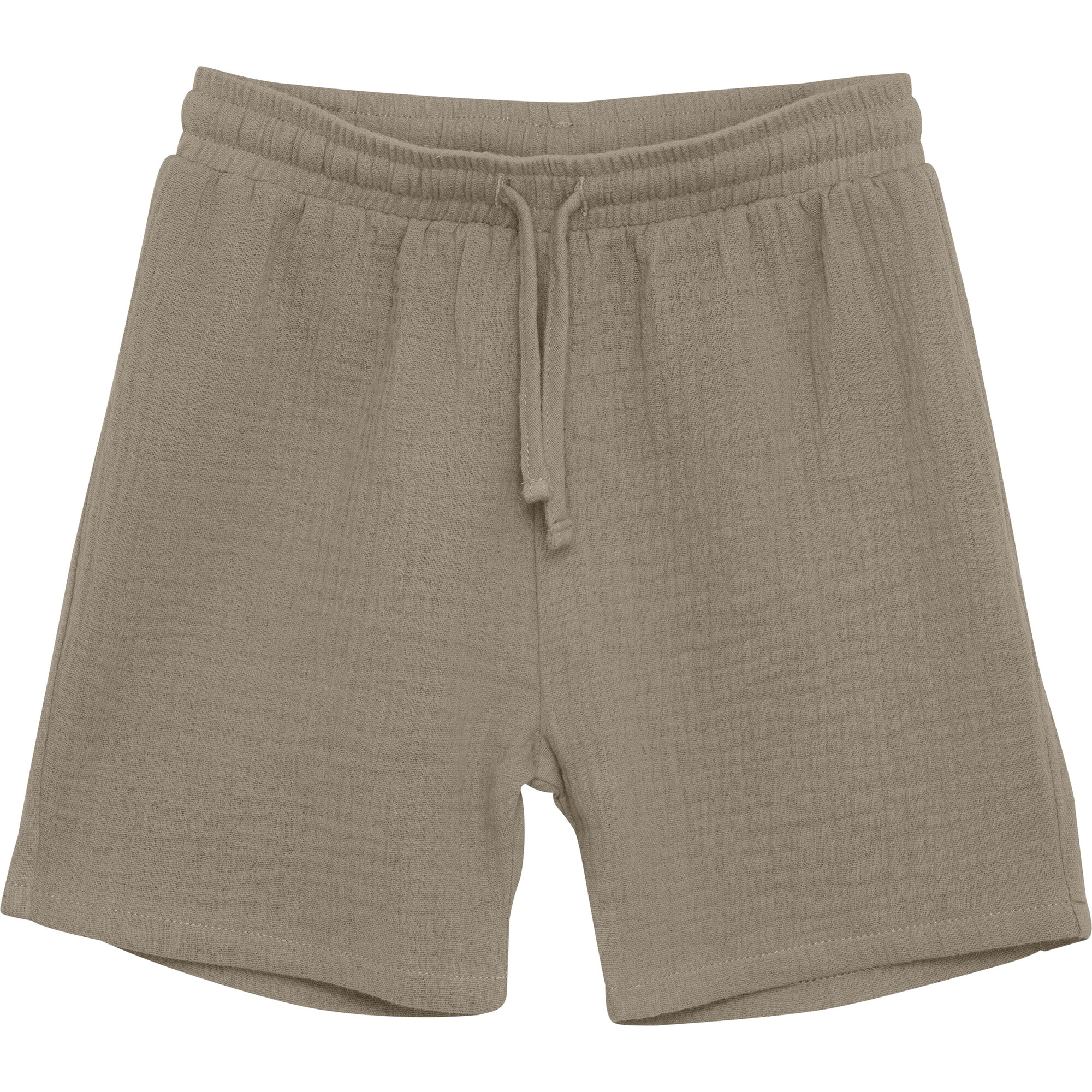 Soft Muslin Cotton Shorts, Silver Sage - Shorts - 1