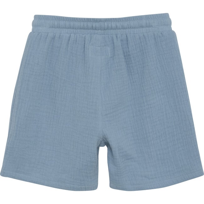 Soft Muslin Cotton Shorts, Citadel Blue - Shorts - 4